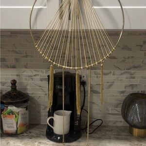 Gold Dreamcatcher Wall Hanging